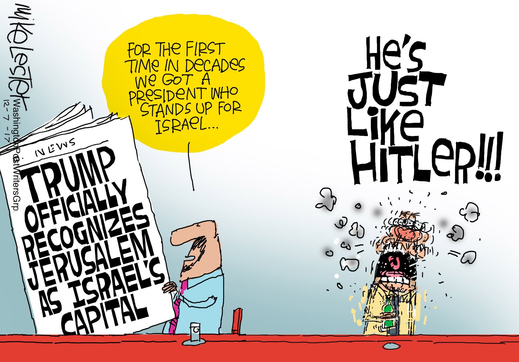 Mike Lester cartoon